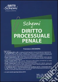 Schemi di diritto processuale penale libro