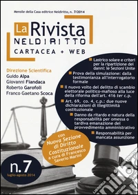 La rivista di Neldiritto (2014) (7) libro