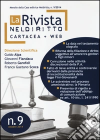 La rivista di Neldiritto (2014) (9) libro