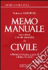 Memo manuale con schemi e tavole sinottiche di civile libro