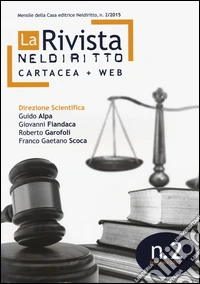 La rivista di Neldiritto (2015). Vol. 2 libro