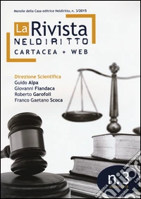 La rivista di Neldiritto (2015). Vol. 3 libro