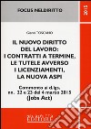 Il nuovo diritto del lavoro: i contratti a termine, le tutele avverso i licenziamenti, la nuova ASPI libro