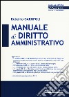 Manuale di diritto amministrativo libro