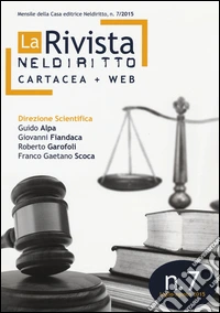 La rivista di Neldiritto (2015). Vol. 7 libro