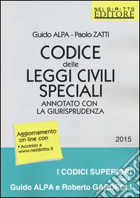 Codice delle leggi civili speciali annotato con la giurisprudenza. Con aggiornamento online libro