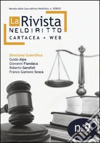 La rivista di Neldiritto (2015). Vol. 9 libro