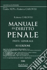 Manuale di diritto penale. Parte generale libro