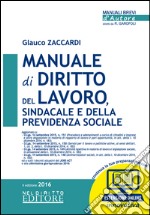 Manuale di diritto del lavoro, sindacale e della previdenza sociale. Con espansione online libro