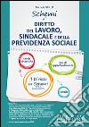 Schemi di diritto del lavoro, sindacale e della previdenza sociale libro