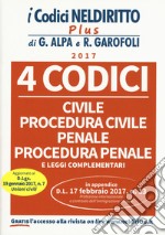 4 codici. Civile, procedura civile, penale, procedura penale e leggi complementari libro