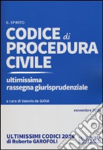 Codice di procedura civile. Ultimissima rassegna giurisprudenziale. Novembre 2016. Con Contenuto digitale per download e accesso on line libro