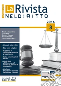 La rivista di Neldiritto (2016). Con aggiornamento online. Vol. 8 libro