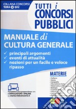 Manuale di cultura generale libro