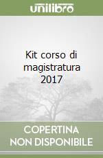 Kit corso di magistratura 2017 libro