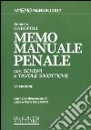 Meno manuale penale. Con schemi e tavole sinottiche. Con Contenuto digitale per download e accesso on line libro