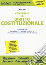 Compendio di diritto costituzionale libro