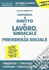 Compendio di diritto del lavoro, sindacale e della previdenza sociale libro