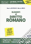 Elementi di diritto romano libro