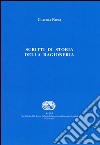 Scritti di storia della ragioneria libro di Rossi Claudia