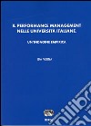 Il performance management nelle Università italiane. Un'indagine empirica libro di Verna Ida