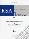 RSA journal. Rivista di studi americani. Vol. 25: Transcultural perspectives on Tennessee Williams libro