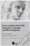 Lirica in Italia 1494-1530. Esperienze ecdotiche e profili storiografici. Atti del Convegno (Friburgo, 8-9 giugno 2016) libro