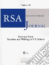 RSA journal. Rivista di studi americani. Vol. 28: Touring Texts: tourism and writing in US Culture libro