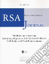 RSA journal. Rivista di studi americani (2019). Vol. 30 libro