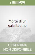 Morte di un galantuomo libro