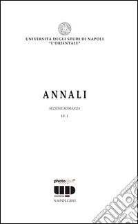 Annali. Sezione romanza libro