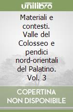 Materiali e contesti. Valle del Colosseo e pendici nord-orientali del Palatino. Vol. 3