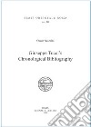 Giuseppe Tucci's Chronological Bibliography libro