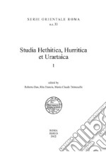 Studia Hethitica, Hurritica et Urartaica. Vol. 1 libro