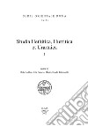 Studia Hethitica, Hurritica et Urartaica. Vol. 1 libro