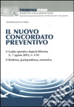 Il nuovo concordato preventivo