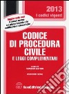 Codice di procedura civile e leggi complementari libro