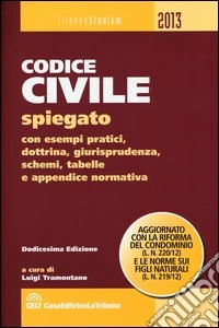Codice civile spiegato con esempi pratici, dottrina, giurisprudenza, schemi, tabelle e appendice normativa libro