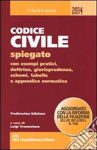 Codice civile spiegato con esempi pratici, dottrina, giurisprudenza, schemi, tabelle e appendice normativa libro