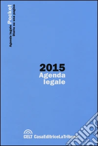 Agenda legale pocket 2015 libro