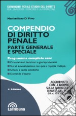 Compendio di diritto penale. Parte generale e speciale libro