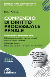 Compendio di diritto processuale penale