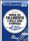 Codice del fallimento e della crisi d'impresa libro di Gubitosi Marco