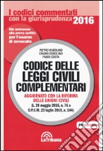 Codice delle leggi civili complementari libro