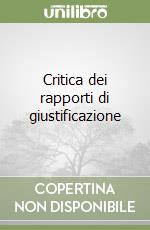 Critica dei rapporti di giustificazione