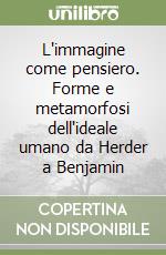 L'immagine come pensiero. Forme e metamorfosi dell'ideale umano da Herder a Benjamin libro