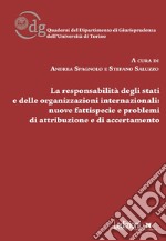 La responsabilità degli Stati e delle organizzazioni internazionali: nuove fattispecie, problemi di attribuzione e di accertamento