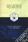 Memorie 2015-2018 libro