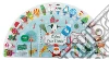 Colora il tuo Natale! Ediz. a colori. Ediz. a spirale. Con gadget libro di Ashforth Kate