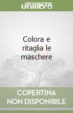 Colora e ritaglia le maschere libro